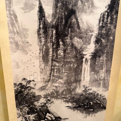 Chinese Landscape Painting Scroll (DR-BM)