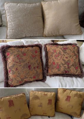 Ashford Court Gilded Throw Pillows & More (LR-BM)