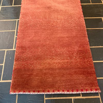 2’5” x 9’10” Rust Orange Runner Rug (E-BM)