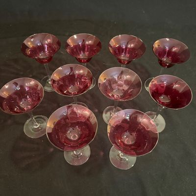 Cranberry Stemware (D-BM)