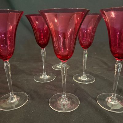 Cranberry Stemware (D-BM)