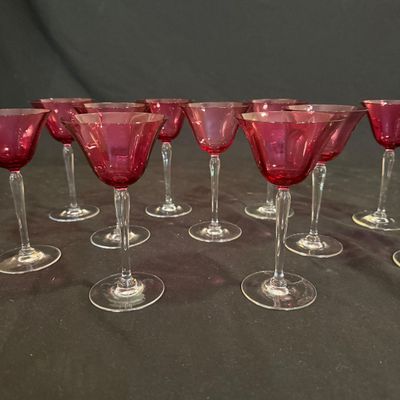 Cranberry Stemware (D-BM)