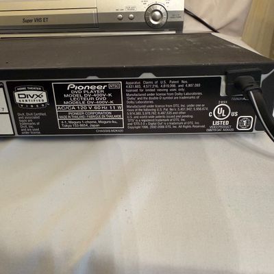 DVD & VHS Player with Tapes and DVD’s (LR-BM)