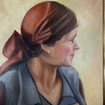 Two Framed Original Portraits by P. Batchelder (LR-BM)