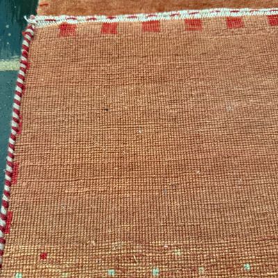 2’5” x 9’10” Rust Orange Runner Rug (E-BM)