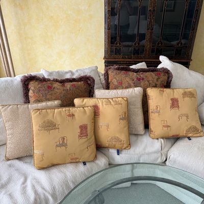 Ashford Court Gilded Throw Pillows & More (LR-BM)