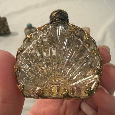 Petite Jeweled Caged Perfume Bottles (BR2-BM)