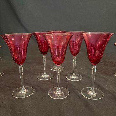 Cranberry Stemware (D-BM)