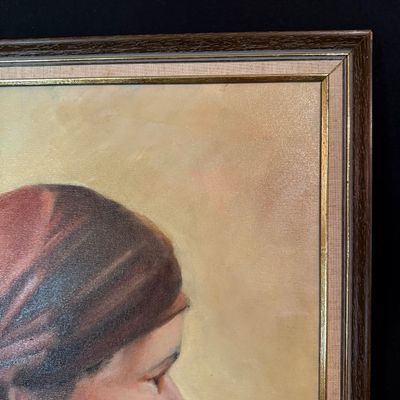 Two Framed Original Portraits by P. Batchelder (LR-BM)