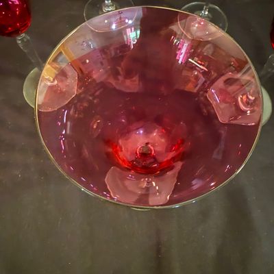 Cranberry Stemware (D-BM)