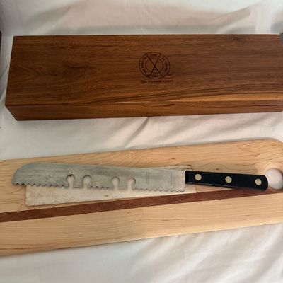 Case XX, Gerber and More Knives plus Soundview Millworks French Bread Board (BR2-BM)