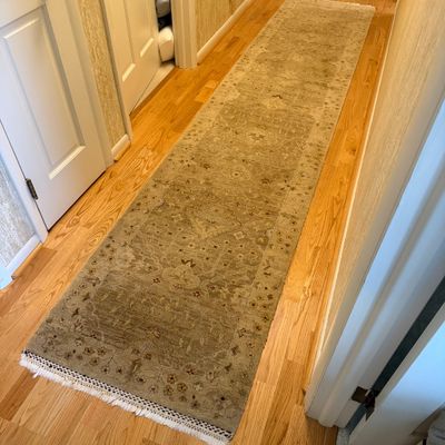 Rug & Home 2’6” x 12’ Wool Runner Rug (MBB-BM)