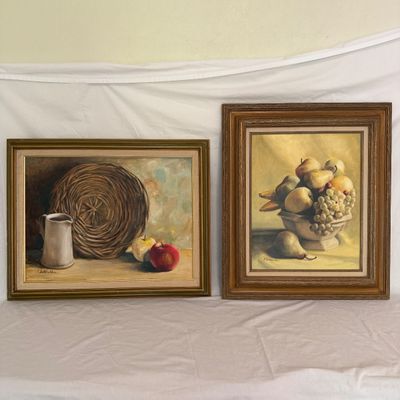 Original Still Life Oil Paintings by Peggy Batchelder (BR2-BM)