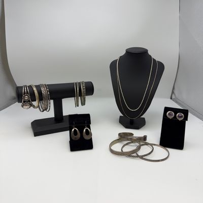 Sterling Bangles, Chains, Earrings and More (ST-BM)