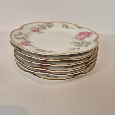 LOT 18D: Haviland Limoges Hand Painted Rose Pattern Porcelain Collection
