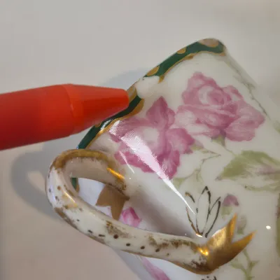 LOT 18D: Haviland Limoges Hand Painted Rose Pattern Porcelain Collection