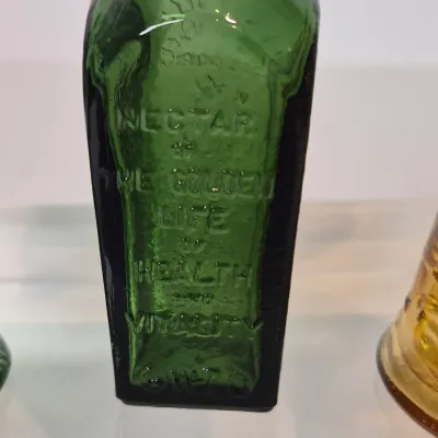 LOT 19D: Collection of Colorful Wheaton Glass Bottles