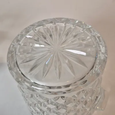 LOT 17D: Collection of Vintage Glass-Dessert Cups, Compote Bowl, Ice Bucket