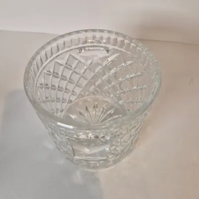 LOT 17D: Collection of Vintage Glass-Dessert Cups, Compote Bowl, Ice Bucket