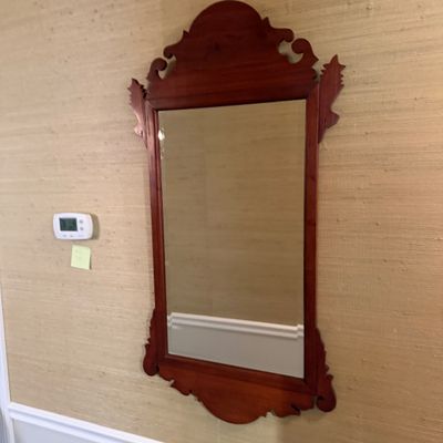 Wooden Framed Beveled Mirror (H-MG)