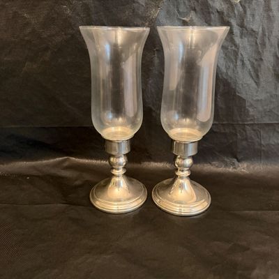 Bimmingham Pewter & Royal Limited Silverplated Candleholders (LR-MG)