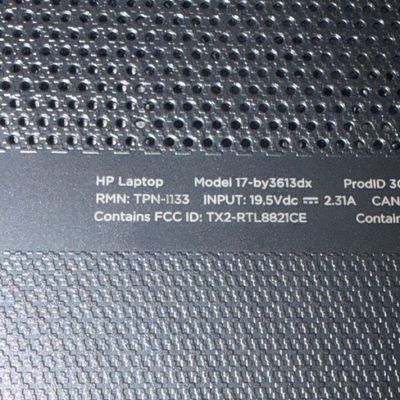 HP Laptop with 17” Screen & Stand (LR-MG)