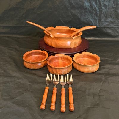 Wooden Bowls & Chargers (LR-MG)