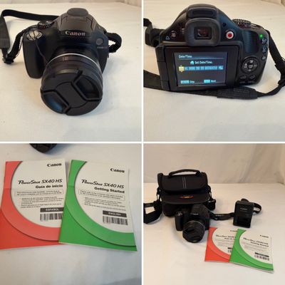Canon SX40HS Digital Camera With Case & Charger (GB-MG)