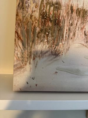 Large Canvas Beach Scene Print (LR-MG)