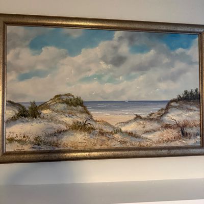 J. Steensma Coastal Painting (LR-MG)