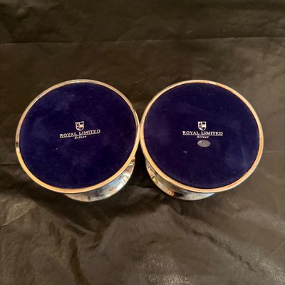 Bimmingham Pewter & Royal Limited Silverplated Candleholders (LR-MG)