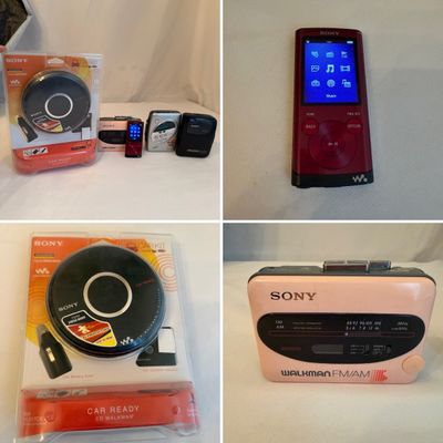 Collection of Sony Walkman Devices (LR-MG)