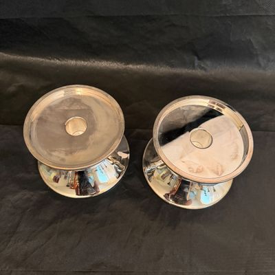Bimmingham Pewter & Royal Limited Silverplated Candleholders (LR-MG)