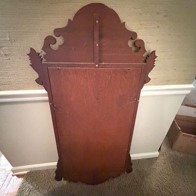 Wooden Framed Beveled Mirror (H-MG)