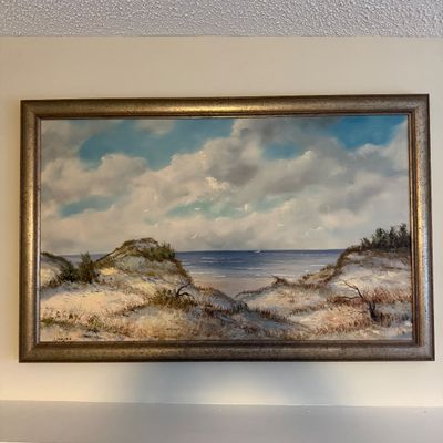 J. Steensma Coastal Painting (LR-MG)