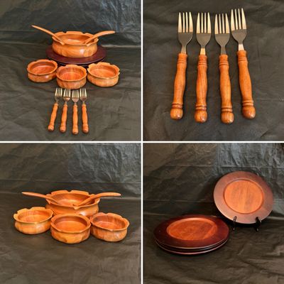 Wooden Bowls & Chargers (LR-MG)