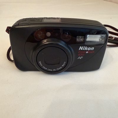 Nikon Zoom Touch 470 & Nikon Tele Touch 35MM Cameras With Carrying Cases (GB-MG)