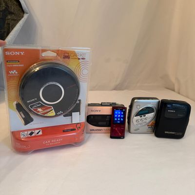 Collection of Sony Walkman Devices (LR-MG)
