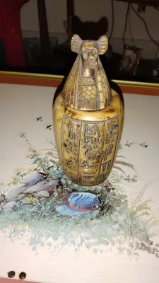 Hapy Egyptian Canopic Jar