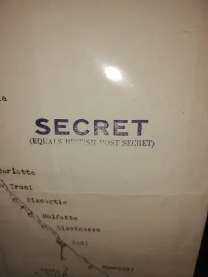WWII British Secret Map