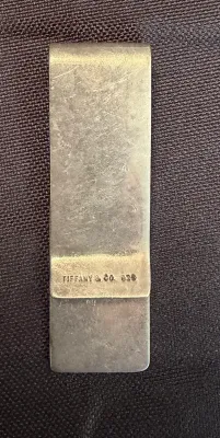 Sterling Silver Classic Tiffany & Co. Vintage Money Clip From The 1837 Collection