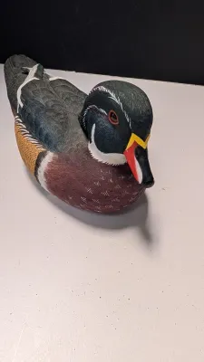 1993 Lu Fisher. Wildfowl Carving Signed On The Bottom