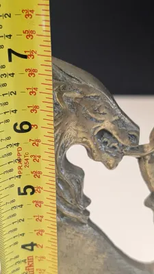 Cast Iron Lion Bookend