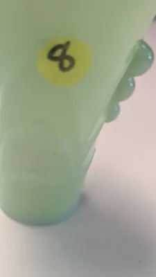 Vintage Fire King Jadeite Green Art Deco Bud Vase #8