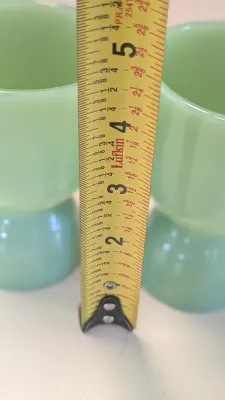 Vintage Fire King Jadeite Egg Cups
