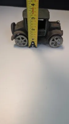 Vintage Cast Iron Model T Car 5" & Cast Iron Tow Truck Wrecker