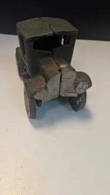 Vintage Cast Iron Model T Car 5" & Cast Iron Tow Truck Wrecker