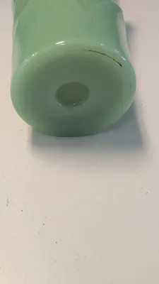 Vintage Fire King Jadeite Green Art Deco Bud Vase #8