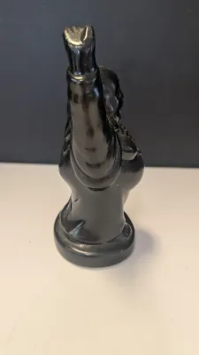 Black Ceramic Buddha Raising Arms