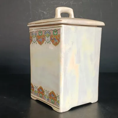 LOT 22: TBICO Czechoslovakia Ceramic Kitchen Canisters